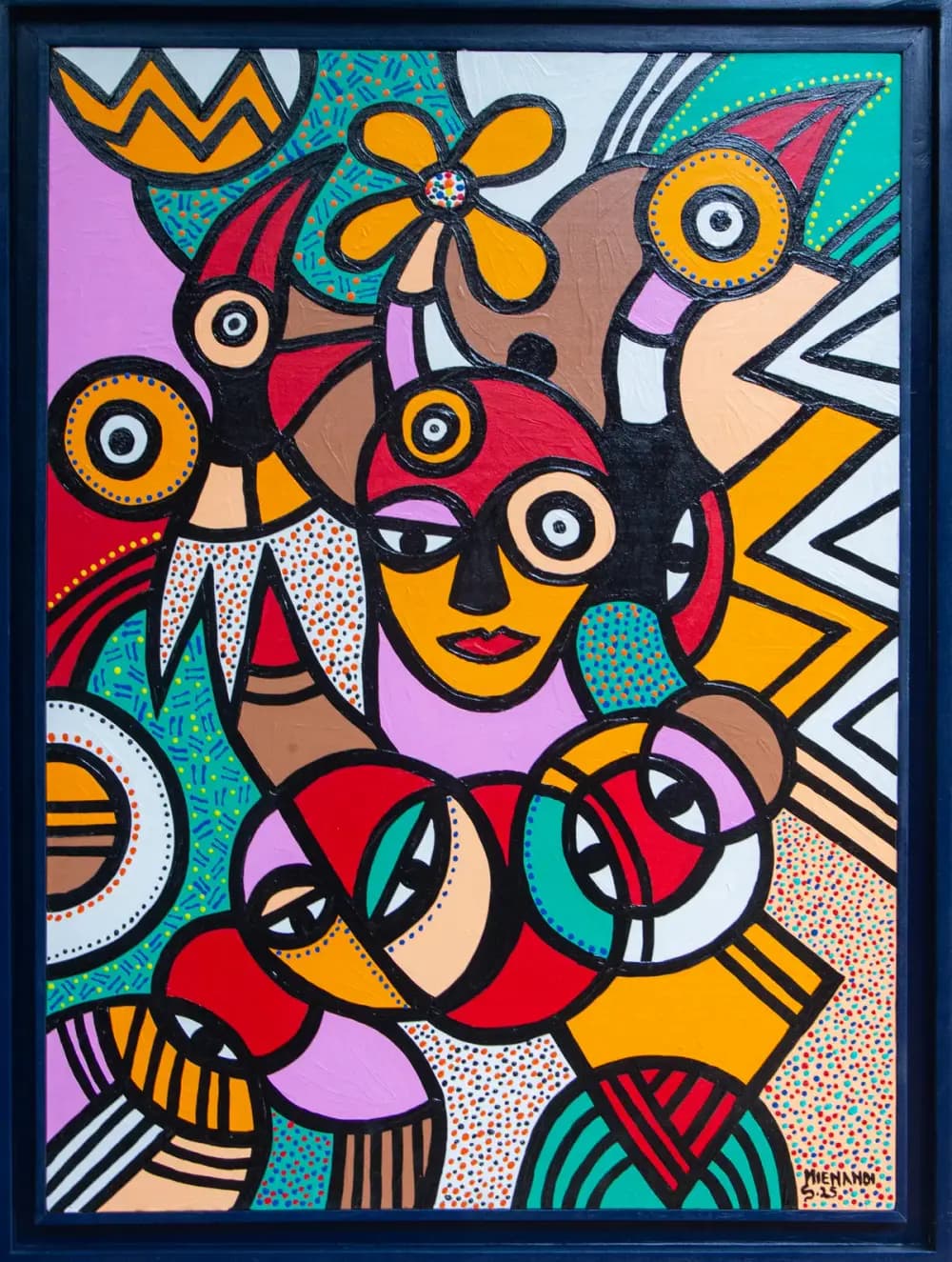 Femme au foulard, Mariama Thiam
