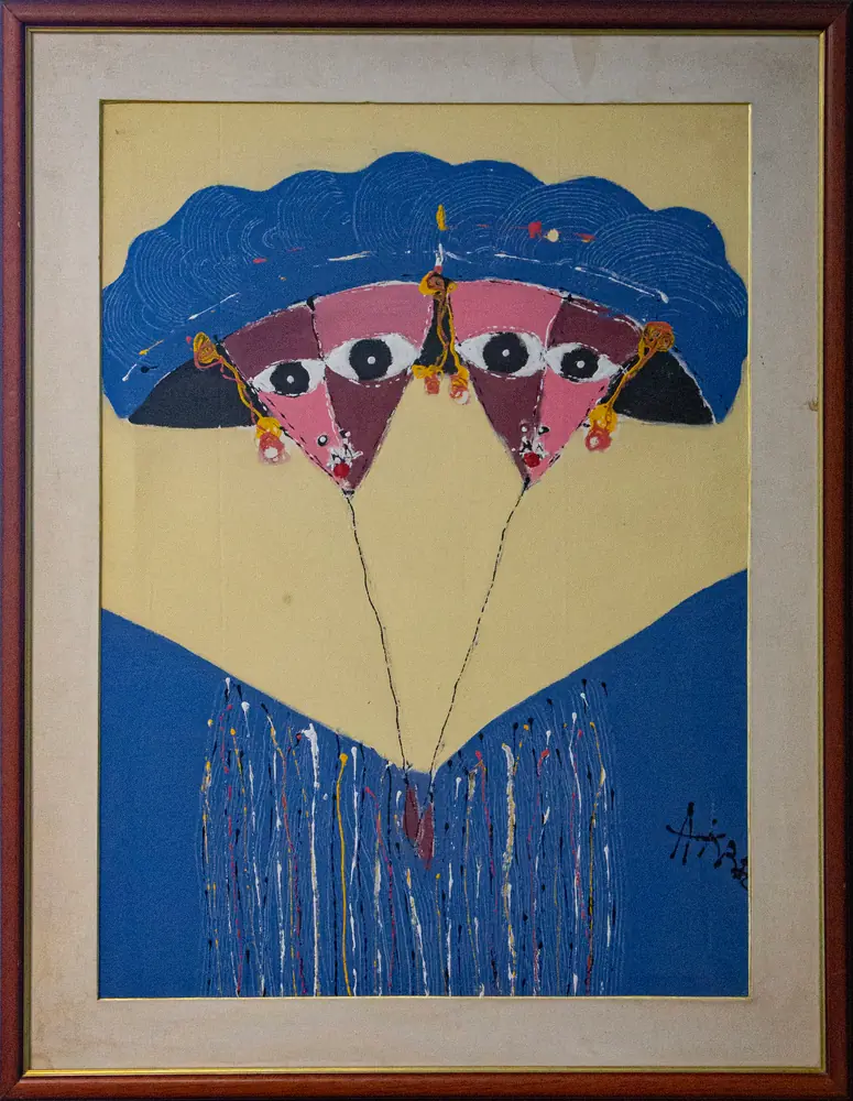 Femme en boubou, Moussa Diop