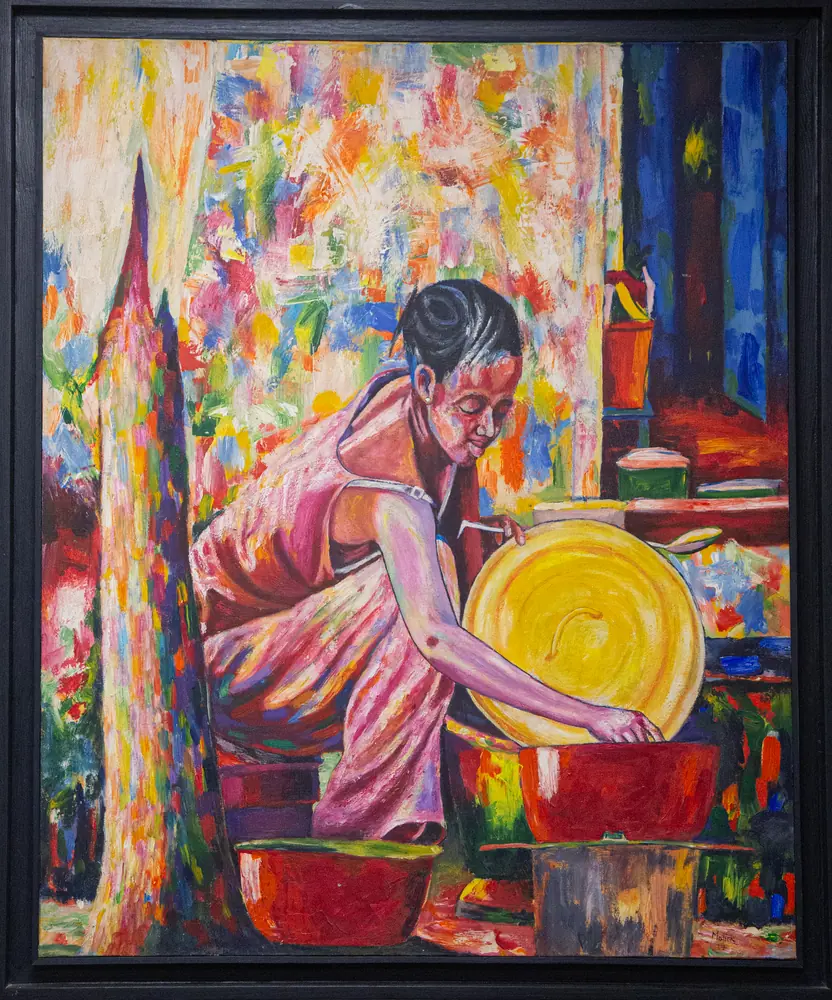 Le marché aux poissons, Awa Diallo